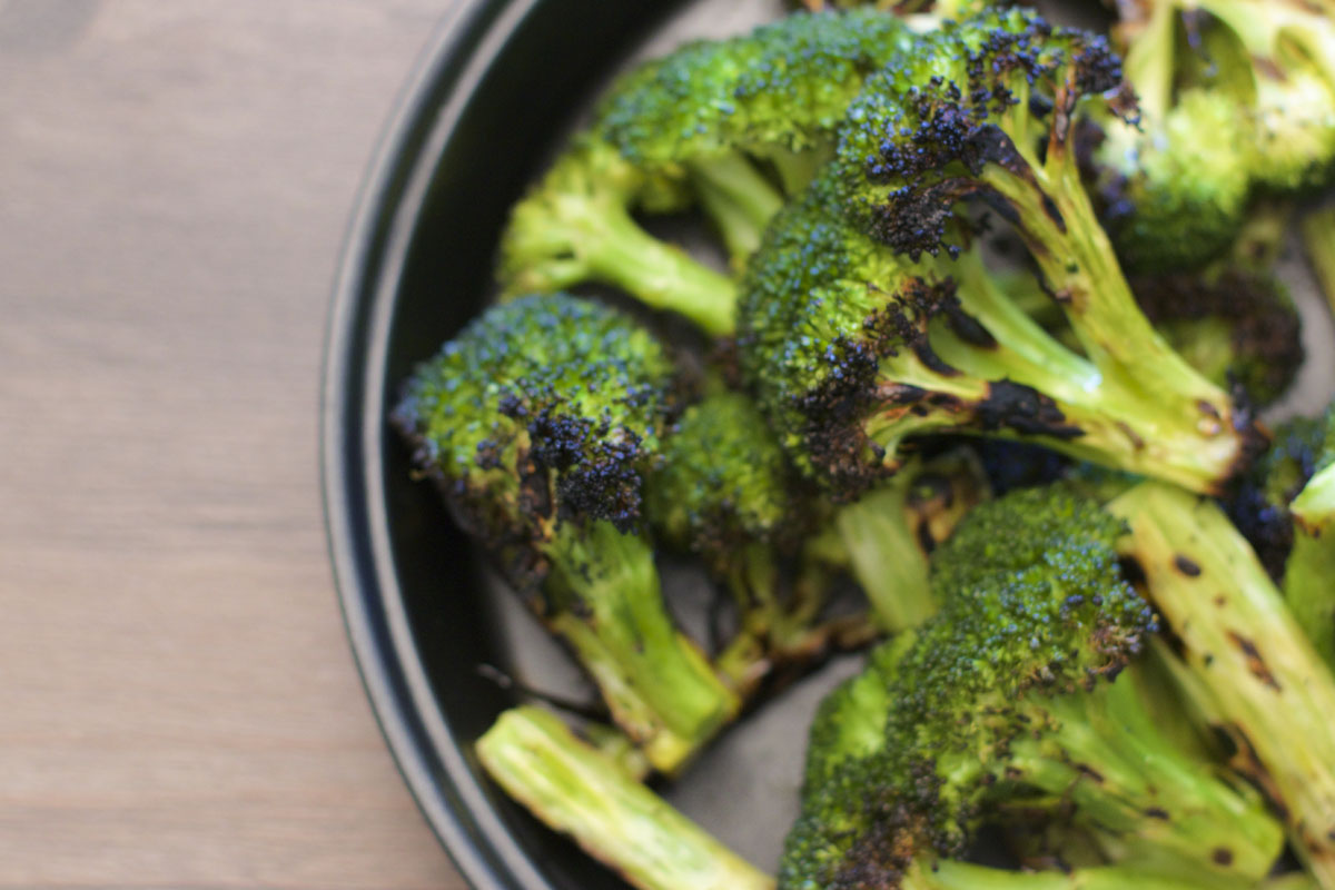 Grilled Broccoli Gratin